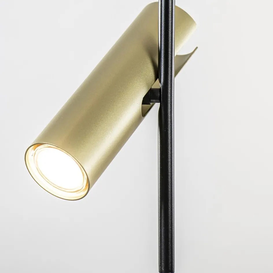 Zwart met gouden plafondspot 4-lichts groot>Straluma Discount