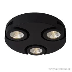 Zwarte design plafondlamp LED>Straluma Hot