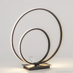 Zwarte LED tafellamp met touchdimmer>Straluma New