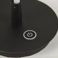 Zwarte LED tafellamp met touchdimmer></noscript>Straluma Sale