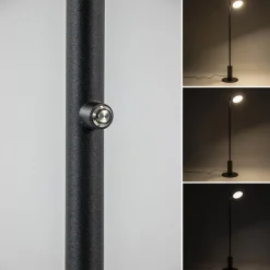 Zwarte LED vloerlamp 3-standen dimbaar></noscript>Straluma Discount