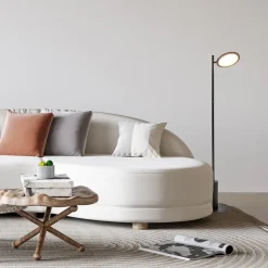 Zwarte LED vloerlamp 3-standen dimbaar></noscript>Straluma Discount