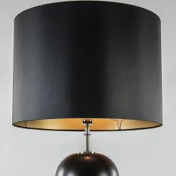 Zwarte vloerlamp bollen met zwarte ronde kap></noscript>Straluma Clearance