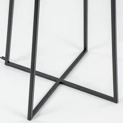 Zwarte vloerlamp modern frame excl. kap>Straluma Best