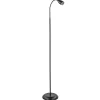 Zwarte vloer/leeslamp touch dimbaar>Straluma New